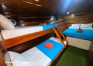 Shared Cabin (4 Guests – Lower Deck)