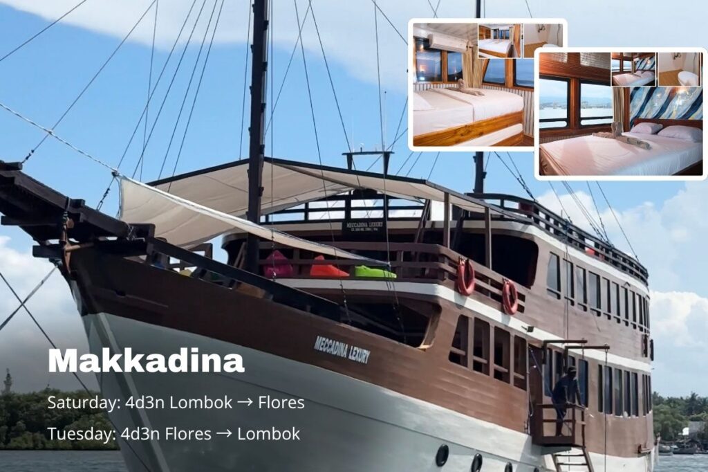 Makkadina Komodo Liveaboard – 4 Days 3 Nights Luxury Boat Trip